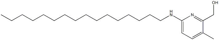 6-[(Hexadecylamino)]methylpyridine-2-methanol Structure