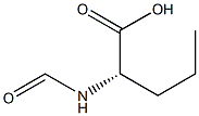 [S,(+)]-2-(Formylamino)valeric acid Structure
