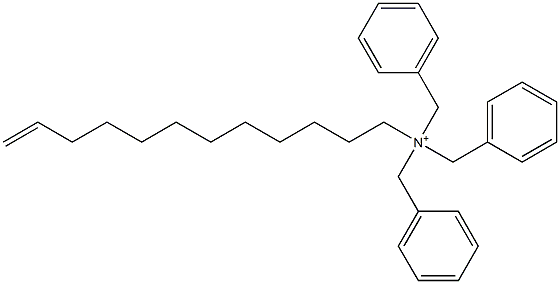(11-Dodecenyl)tribenzylaminium Structure