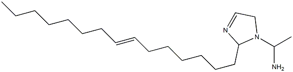 1-(1-Aminoethyl)-2-(7-pentadecenyl)-3-imidazoline 구조식 이미지