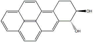 (7R*,8R*)-7,8,9,10-Tetrahydrobenzo[a]pyrene-7,8-diol Structure