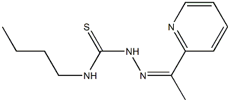 4-Butyl-1-[1-(2-pyridyl)ethylidene]thiosemicarbazide Structure