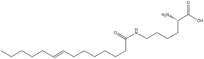 N6-(8-Tetradecenoyl)lysine Structure