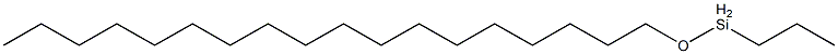 Propyl(octadecyloxy)silane Structure