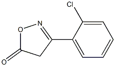 3-(o-Chlorophenyl)isoxazol-5(4H)-one Structure