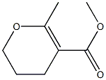 3-Methoxycarbonyl-2-methyl-5,6-dihydro-4H-pyran Structure