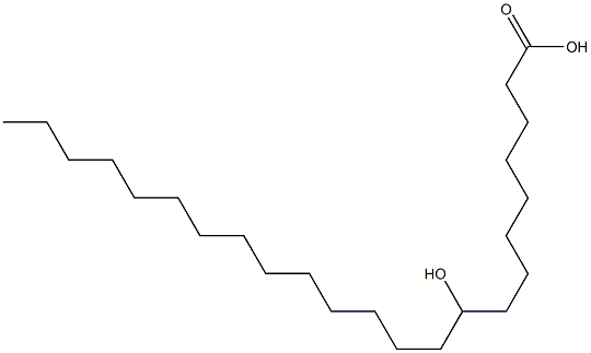 9-Hydroxytricosanoic acid 구조식 이미지