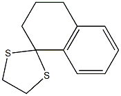 1,2,3,4-Tetrahydrospiro[naphthalene-1,2'-[1,3]dithiolane] 구조식 이미지