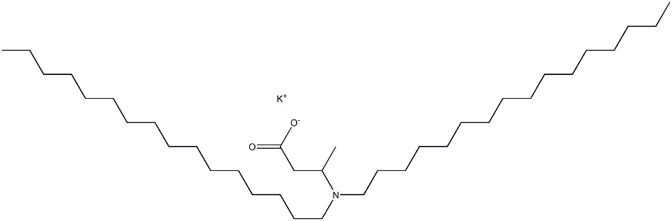 3-(Dihexadecylamino)butyric acid potassium salt 구조식 이미지