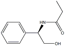 N-[(1R)-2-Hydroxy-1-phenylethyl]propanamide Structure