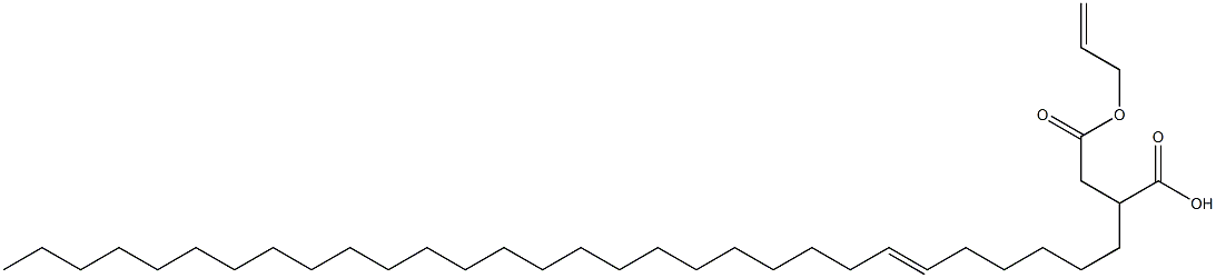 2-(6-Triacontenyl)succinic acid 1-hydrogen 4-allyl ester Structure