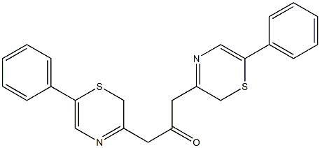 6-Phenyl-2H-1,4-thiazin-3-yl(methyl) ketone 구조식 이미지