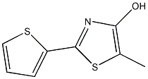 5-Methyl-2-(2-thienyl)thiazol-4-ol Structure