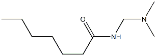 N-[(Dimethylamino)methyl]heptanamide 구조식 이미지