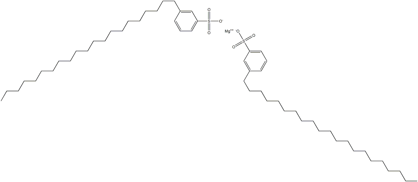 Bis(3-henicosylbenzenesulfonic acid)magnesium salt Structure