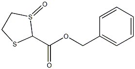 2-Benzyloxycarbonyl-1,3-dithiolane 1-oxide 구조식 이미지