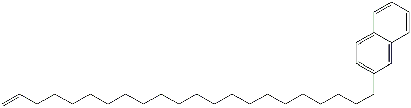 2-(21-Docosenyl)naphthalene Structure