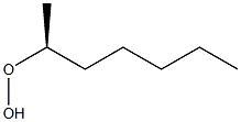 [S,(+)]-1-Methylhexyl hydroperoxide 구조식 이미지