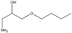 1-Amino-3-butoxy-2-propanol Structure