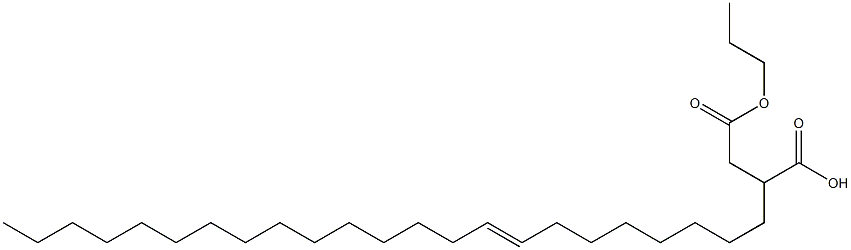 2-(8-Tricosenyl)succinic acid 1-hydrogen 4-propyl ester Structure