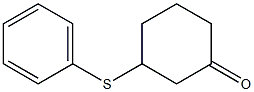 3-(Phenylthio)cyclohexan-1-one Structure