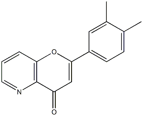 3',4'-Dimethyl-5-azaflavone Structure