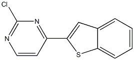 2-Chloro-4-(benzo[b]thiophen-2-yl)pyrimidine 구조식 이미지