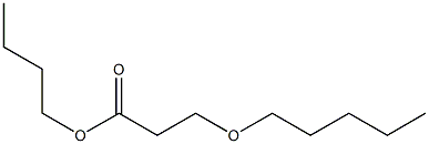 3-(Pentyloxy)propionic acid butyl ester Structure