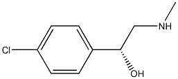 (R)-2-Methylamino-1-(4-chlorophenyl)ethanol Structure