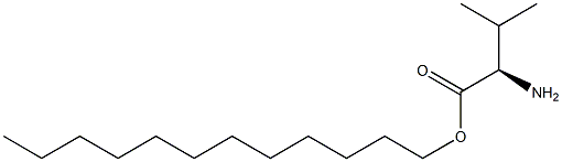 (R)-2-Amino-3-methylbutanoic acid dodecyl ester 구조식 이미지