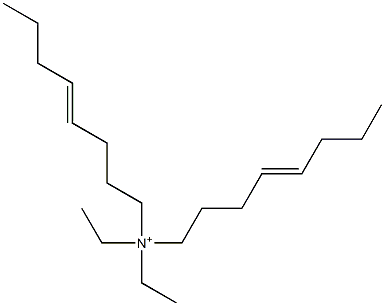 N,N-Diethyl-N,N-di(4-octenyl)aminium 구조식 이미지