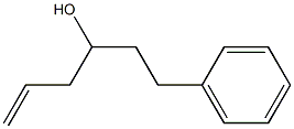 1-Phenyl-5-hexen-3-ol 구조식 이미지