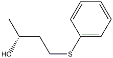 (2R)-4-(Phenylthio)-2-butanol Structure