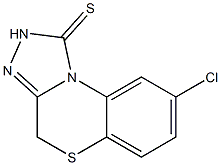 8-Chloro-2,4-dihydro-1H-[1,2,4]triazolo[3,4-c][1,4]benzothiazine-1-thione Structure