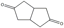 (Hexahydro-3a,6a-propanopentalene)-2,5-dione 구조식 이미지