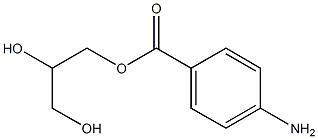 p-Aminobenzoic acid glyceryl ester 구조식 이미지