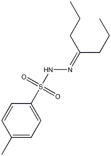 N'-(1-Propylbutylidene)-4-methylbenzenesulfonic acid hydrazide Structure