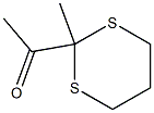 2-Acetyl-2-methyl-1,3-dithiane 구조식 이미지