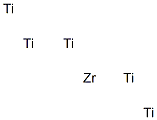 Pentatitanium zirconium 구조식 이미지