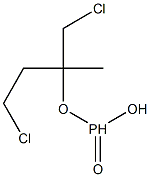 Phosphonic acid (2-chloroethyl)(2-chloro-1-methylethyl) ester Structure