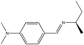 (-)-4-[(R)-N-sec-Butylformimidoyl]-N,N-dimethylaniline 구조식 이미지