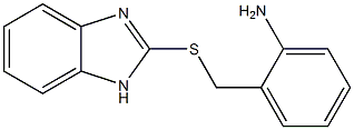 2-[[2-[Amino]benzyl]thio]-1H-benzimidazole Structure