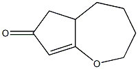 3,4,5,5a-Tetrahydro-2H-cyclopent[b]oxepin-7(6H)-one 구조식 이미지