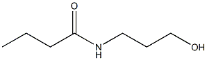 N-(3-Hydroxypropyl)butyramide 구조식 이미지