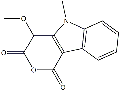 4-Methoxy-5-methylpyrano[4,3-b]indole-1,3(4H,5H)-dione 구조식 이미지
