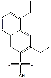 3,5-Diethyl-2-naphthalenesulfonic acid Structure