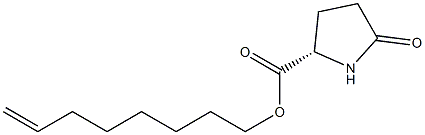 (S)-5-Oxopyrrolidine-2-carboxylic acid 7-octenyl ester 구조식 이미지