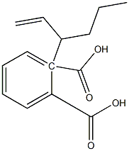 (+)-Phthalic acid hydrogen 1-[(S)-1-hexene-3-yl] ester Structure