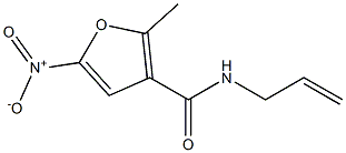 2-Methyl-5-nitro-N-(2-propenyl)furan-3-carboxamide Structure