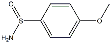 4-Methoxybenzenesulfinamide 구조식 이미지